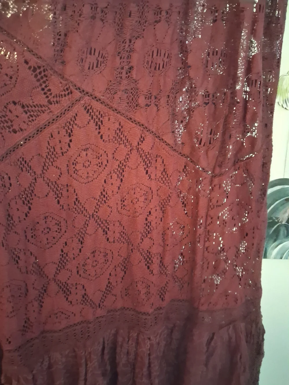 NEW Free People Burgundy Lace Make Me Love You Romper Pantsuit - Picture 14 of 15